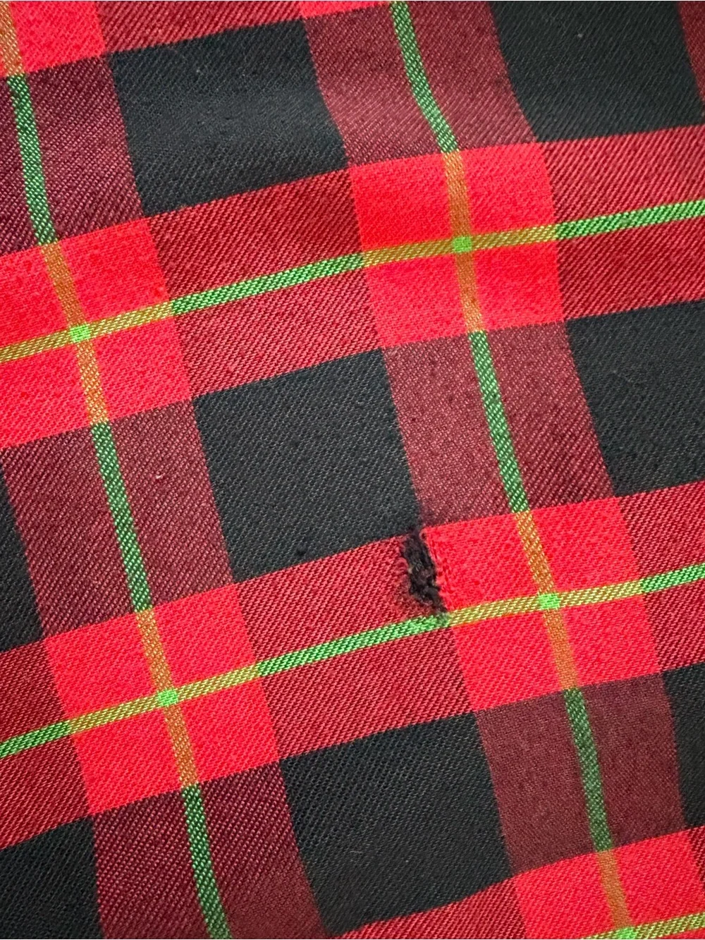 Disney festive plaid